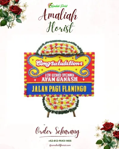 Bunga Papan Congratulation di Kiarapandak